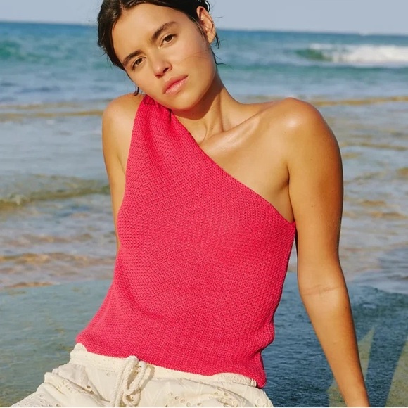 Free People Tops - Free People Condado One Shoulder Sweater Top